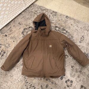 Carhartt Men's Tan Hooded Performance Jacket